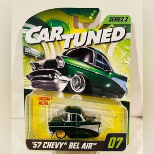 2024 MGA Car Tuned '57 Chevy Bel Air Series 3 #07 Metal Diecast 1/64 Lowriders
